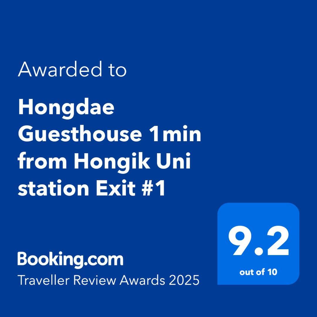Hongdae Guesthouse 1Min From Hongik Uni Station Exit #1 Seul Esterno foto